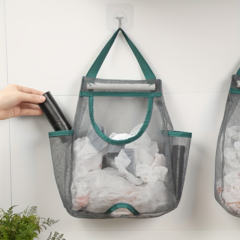 Eine Einkaufstaschen-Aufbewahrungstasche * Beutelspender mit groem  Fassungsvermgen, ordnet * Plastiktten fr eine einfache Wiederverwendung  * und das Zugangsloch ermglicht es, Tten hinzuzufgen ...