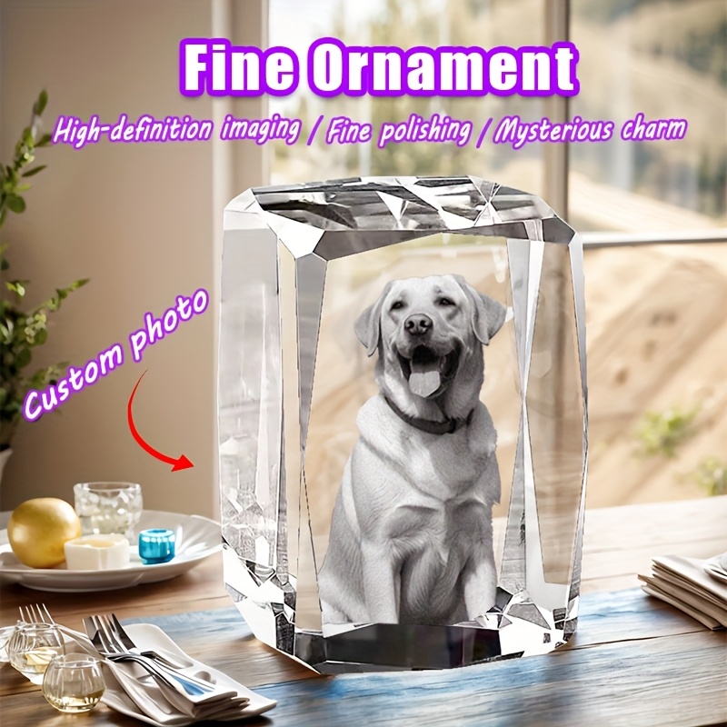 E-shop Personalisierte Kristallgravur-Souvenirs für Haustiere – Bewahren Sie die Erinnerungen an Ihre geliebten Tiere dauerhaft. Hochtransparente