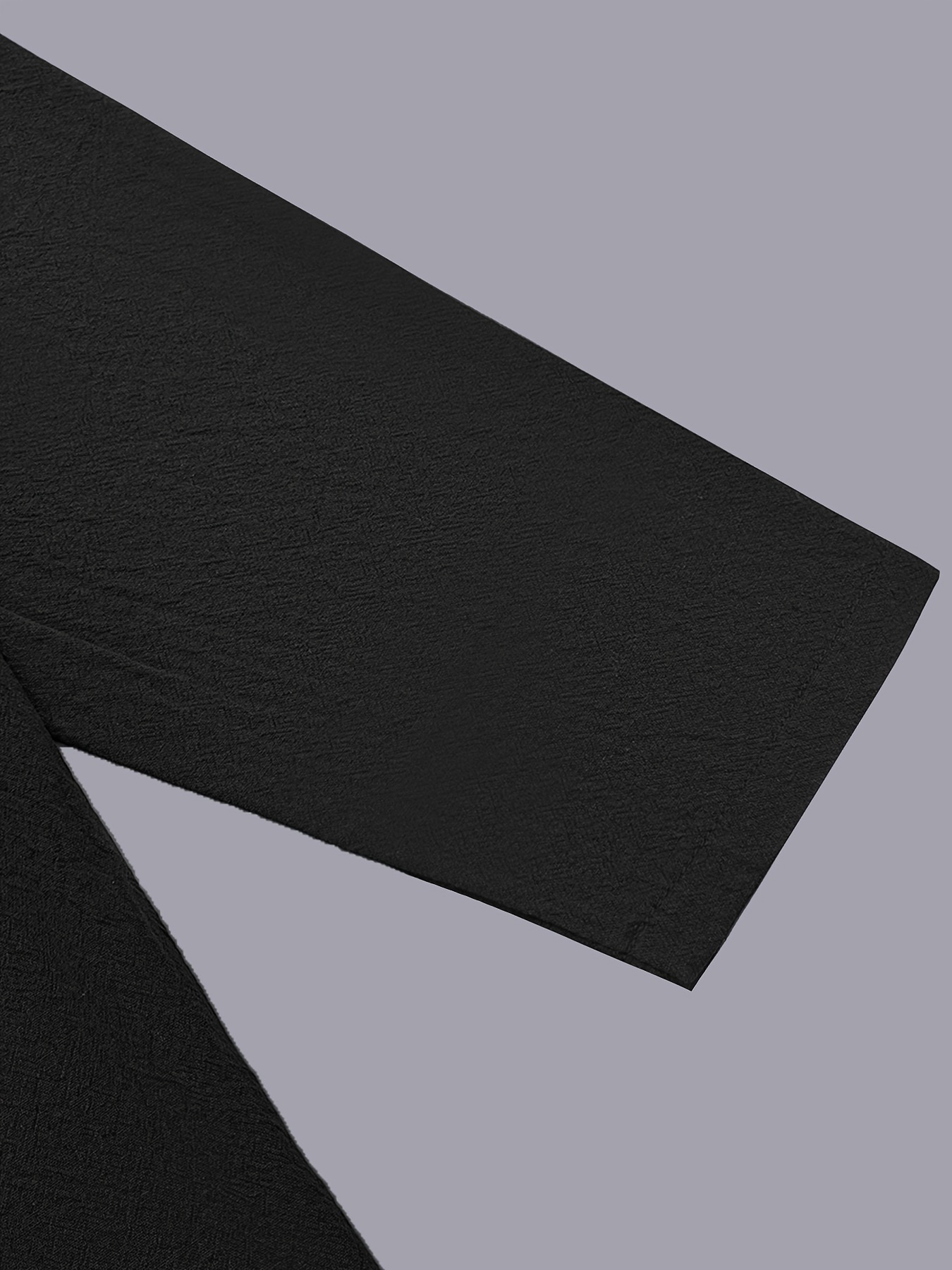 Men's Four-Season Long-Sleeve Vacation Style Traditional Chinese Style Button- Stand Collar Shirt Casual Commuter Style, Chinese Size, Please Check The Size Guide Carefully