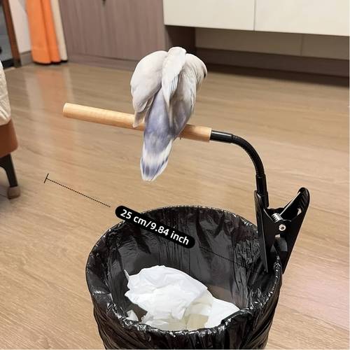 multi function clip on bird stand flexible clip parakeet stool training stand parakeet stand