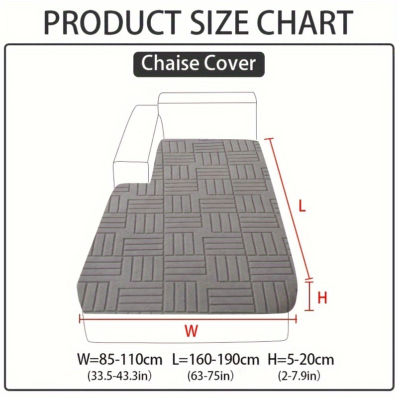 Image of 1pc Four-season -purpose Sofa Cushion Cover With Elastic Band Furniture Protection Sofa Cover Bedroom Office Living Room Sofa Cover Cushion