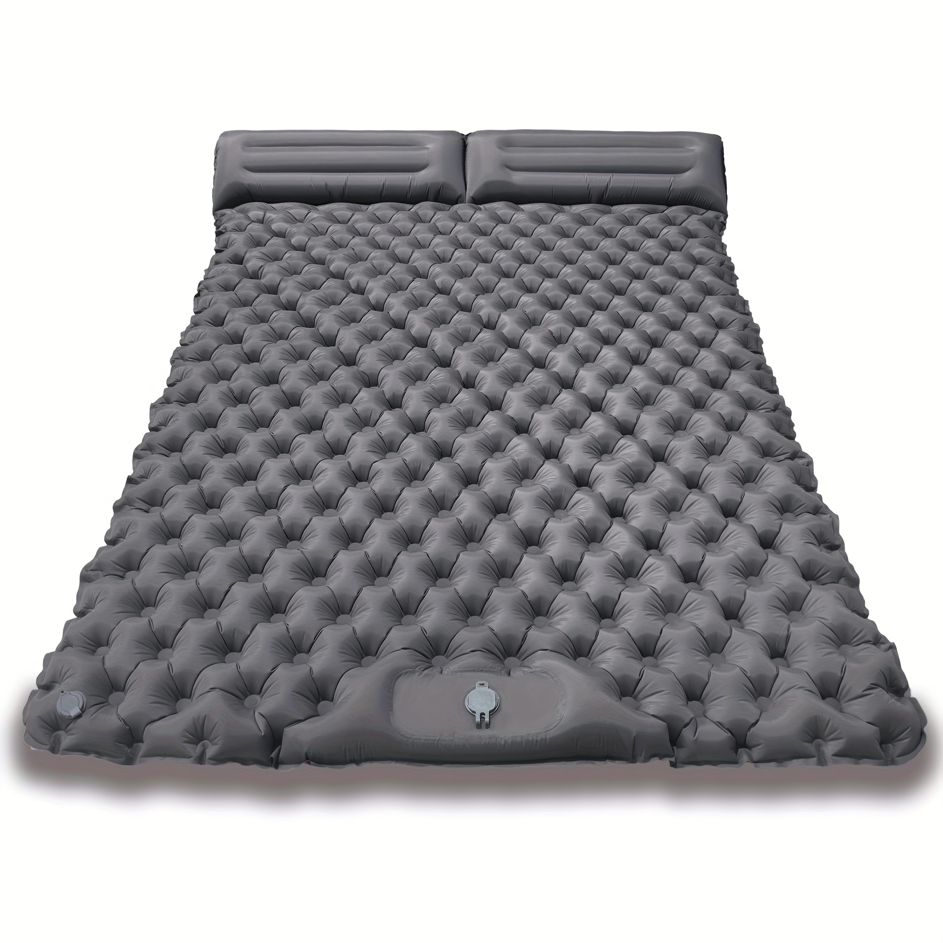 double camping air mattress with pillow portable compact sleeping bed with high quality design suitable for hiking backpacking   travel   pad   storage bag