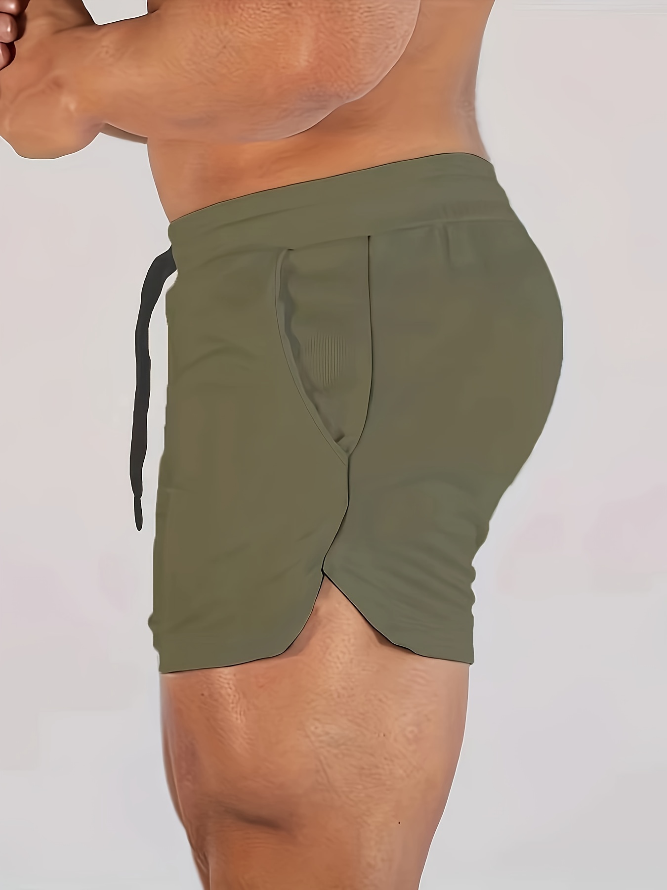 *'S Athletic Shorts Waist, Quick Dry, Breathable, Geometric Pattern, Knit  Fabric, Regular Fit, Polyester 100%, for Running Work Out, Basketba