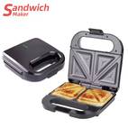 multifunctional sandwich maker three baking panels from portable panini breakfast maker with high power double sided heating suitable for flipping steak and grilling cheese non stick coating easy to clean waffle maker