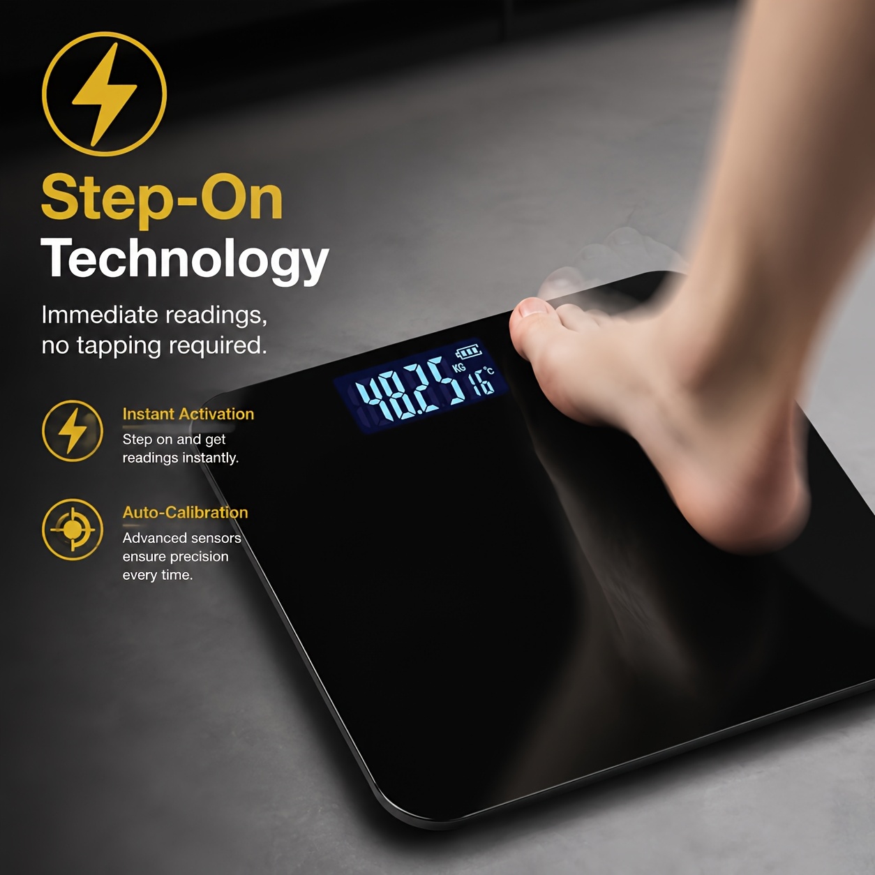 bath   scale electronic scale accurate led display screen and temperature display switchable kg and pound   platform high hardness glass material suitable for gym university   family female   Product details 1