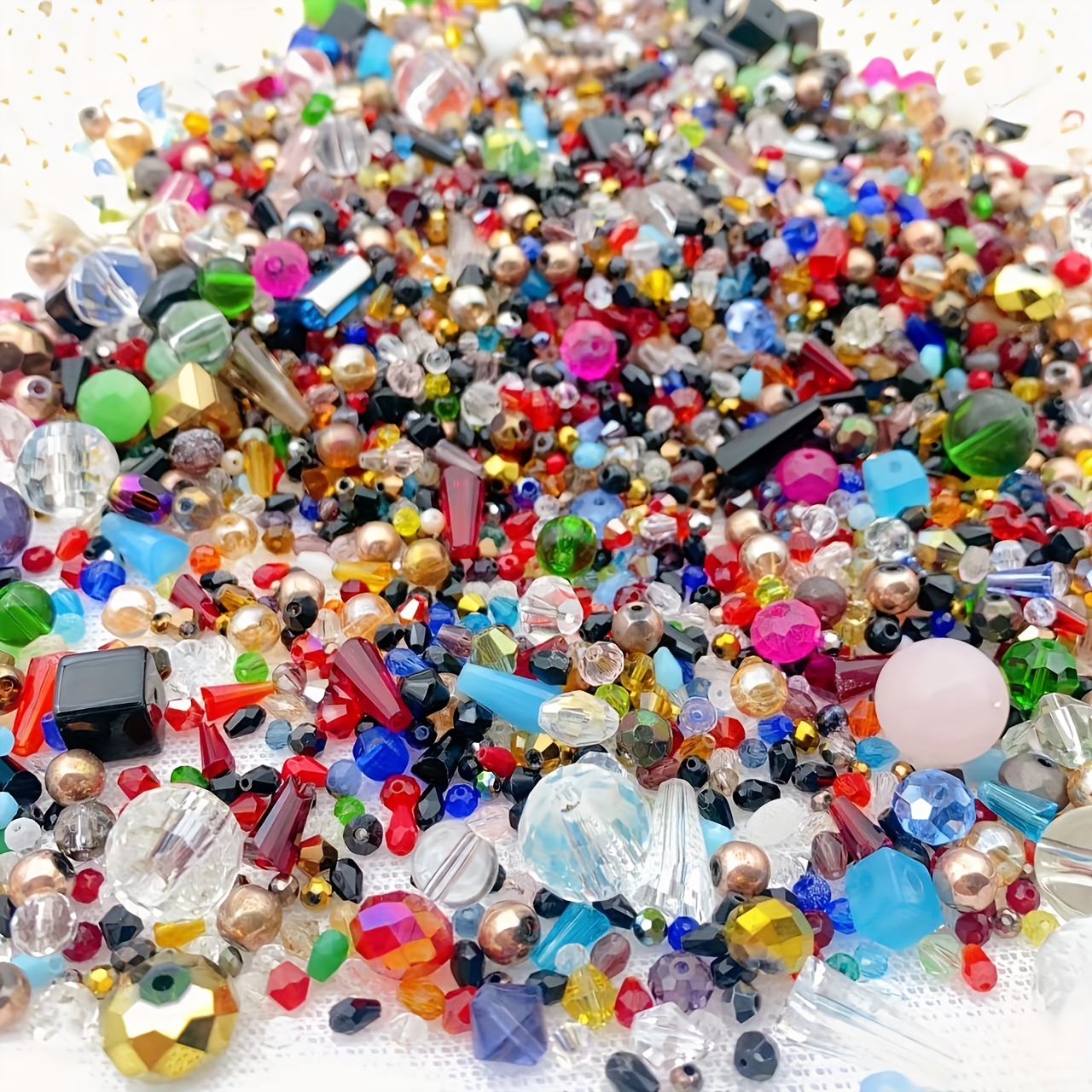 

Hrwmif Assorted Crystal Glass Beads - Mixed Colors & Styles For , Bracelets, Necklaces, Earrings, And Craft Projects, Hrwmif