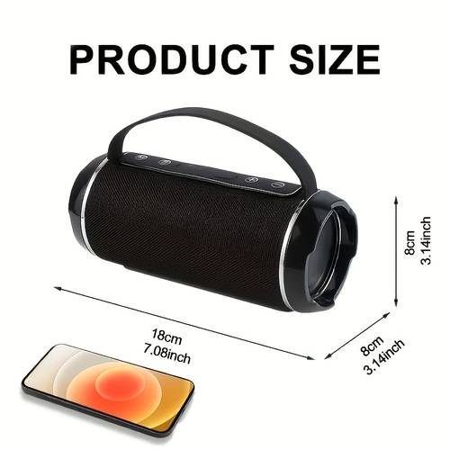 haut-parleur fil, haut-parleur fil portable, son surround 5.3, usb/tf/radio fm, connectivité 10m, batterie au lithium rechargeable 1200mah, chargement type-c, convient pour téléphone portable, tablette, ordinateur, tv, de fête, fête air, haut-parleur puissant
