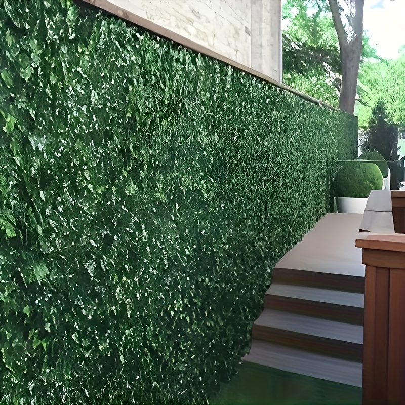1 roll extra long 5m artificial ivy privacy fence wall screen panel artificial hedges fence balcony fencing screening trellis   ivy   for outdoor garden decor room decoration aesthetic room decor garden decor home decoration