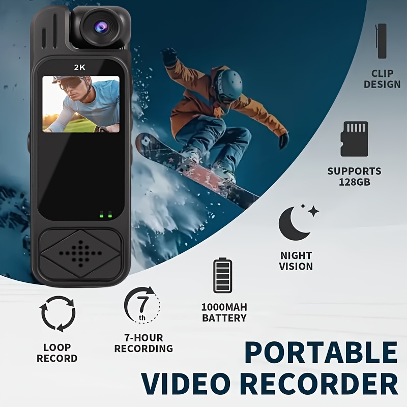 caméra de sécurité mini y9 – vidéo 2k hd, rotatif à °, détection de mouvement, vision ir, usb, compatible avec carte tf jusquà 128 go Détails du produit 4