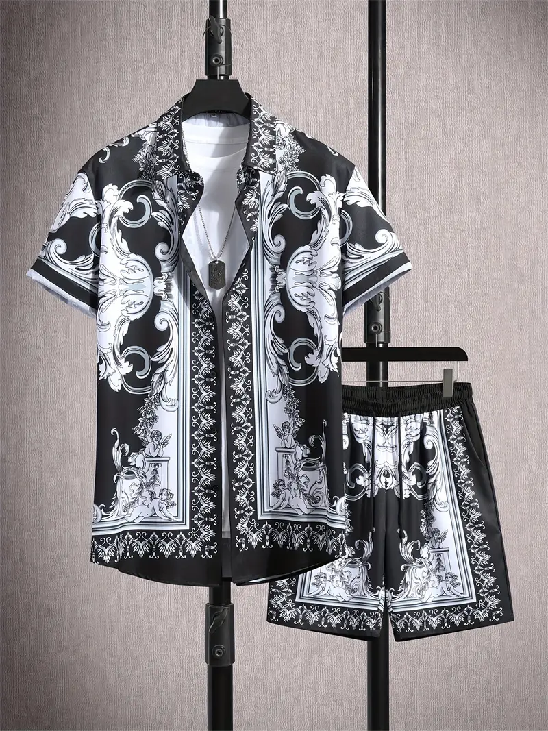 mens summer outfit set and pattern regular fit details 1