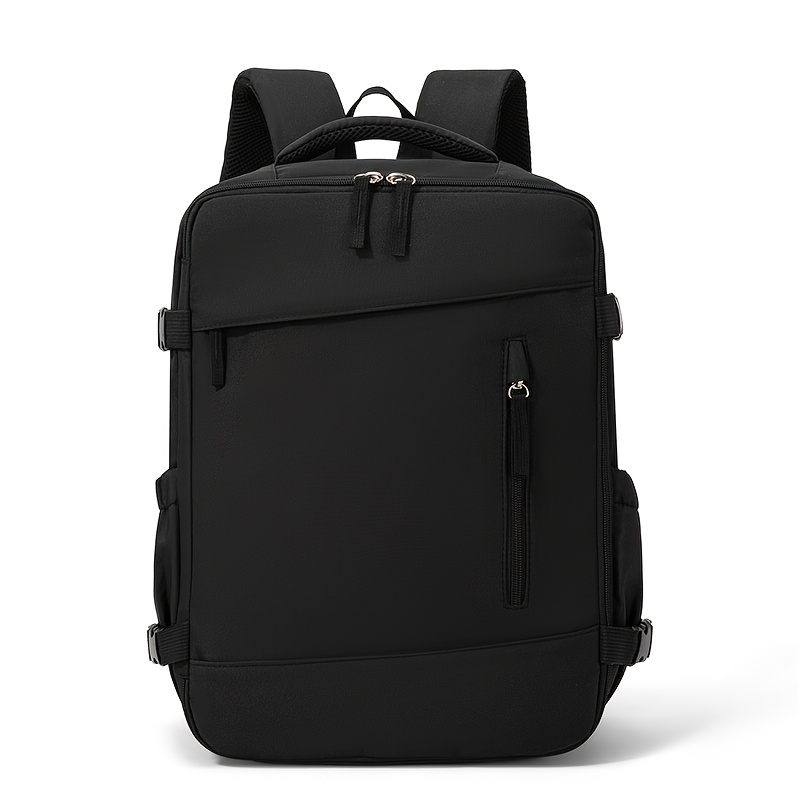 TEMU Airline-approved Women's Backpack Measuring 40x30x20cm, A Travel Carry-on Bag With Wizz Size Regulations, A Backpack With A Shoe Compartment,