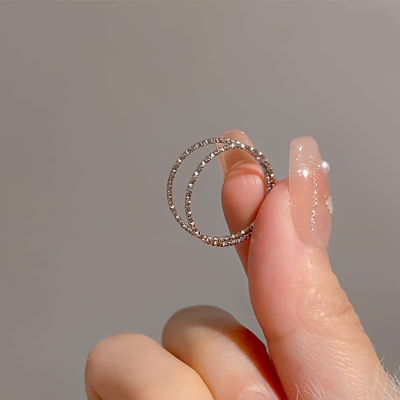 Fashionable Sparkling Non Fading Women's Ring