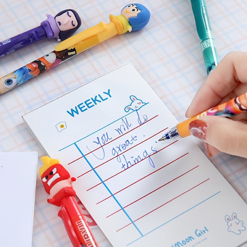  set of 36 new   cartoon brain agent dolls featuring 0 5mm erasable blue retractable pens   stationery gifts Product details 7
