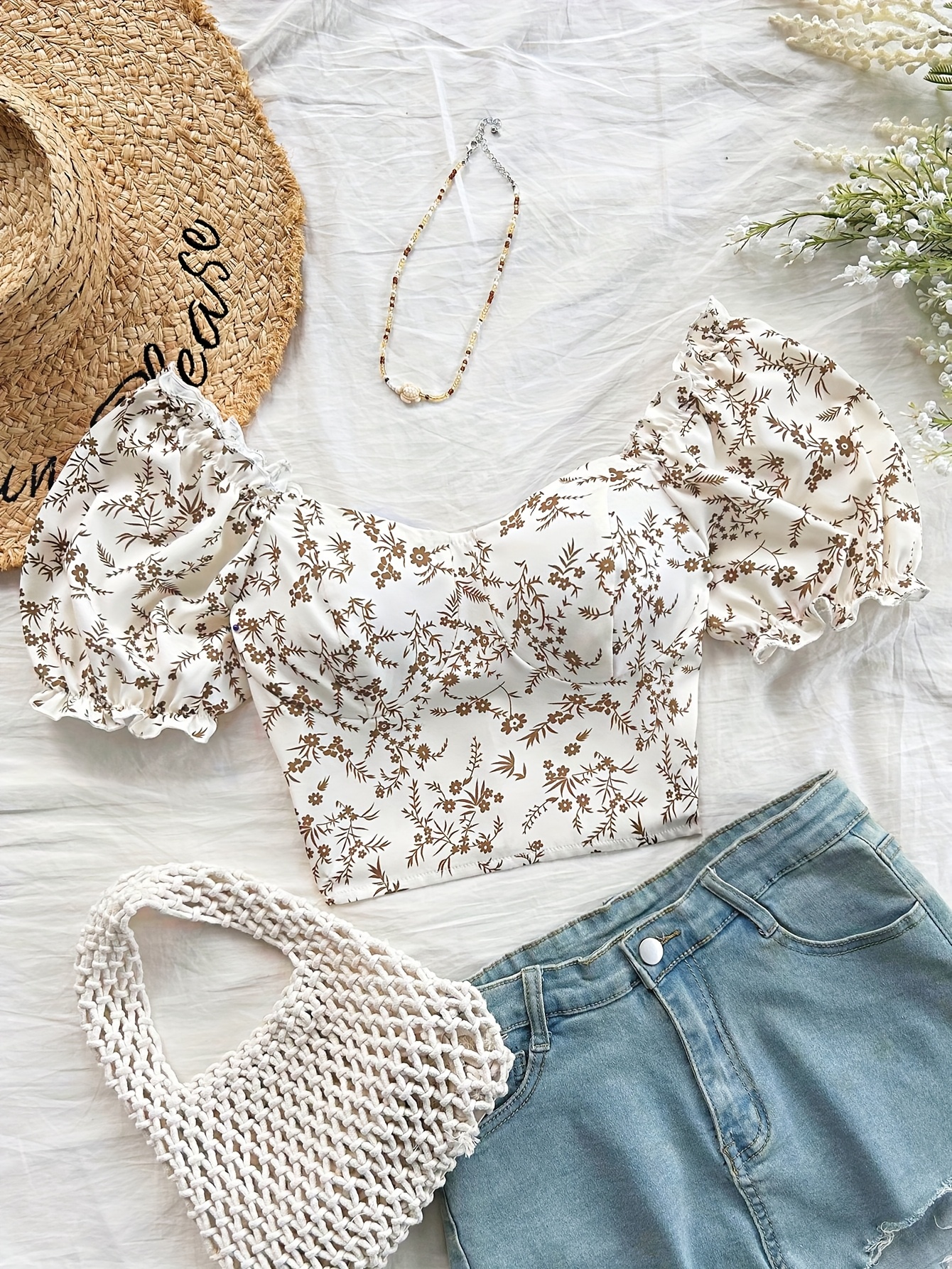 トップス meltthelady  tiny flower tops meltthelady tiny flower tops