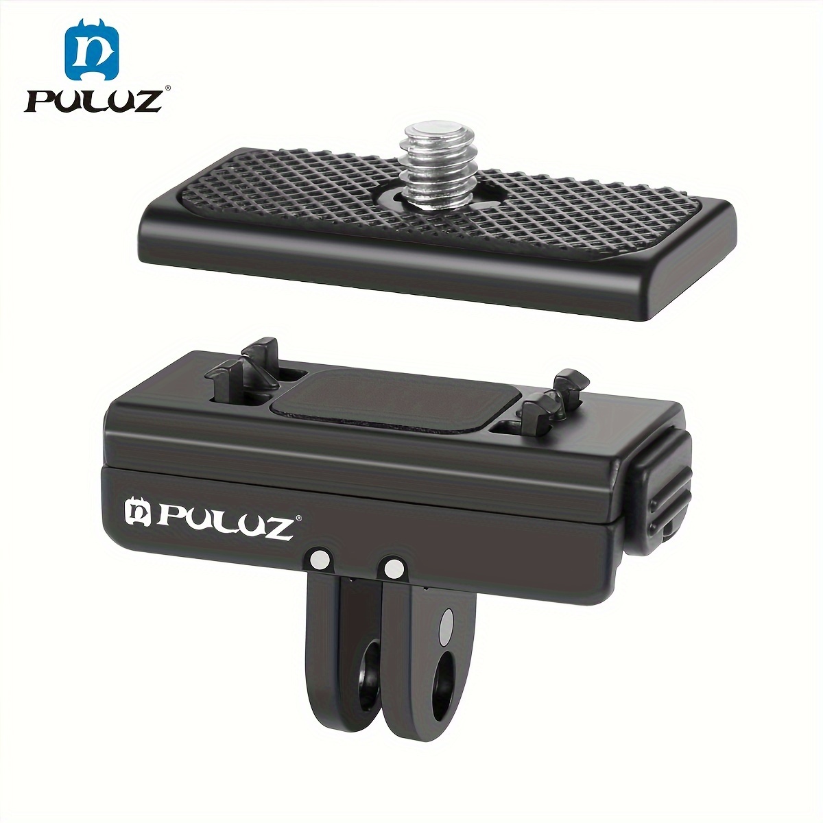 

Puluz Action Camera Mount Adapter, Silicone Quick Release Bracket For Ace/ace Pro/x3/one X2/x4/one X, Gopro Hero 12, Magnetic Base Plate With Secure Clips, No Battery Required