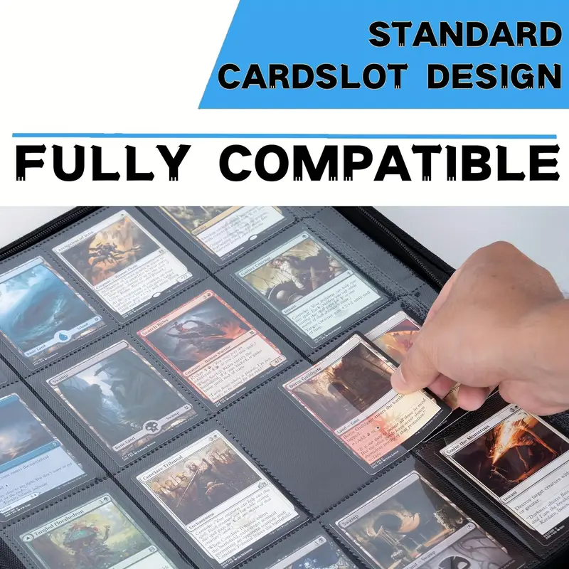 xl capacity tcg card album 1024 cards 16 pocket side loaded - Temu Belgium xl capacity tcg card album 1024 cards 16 pocket side loaded - Temu Belgium