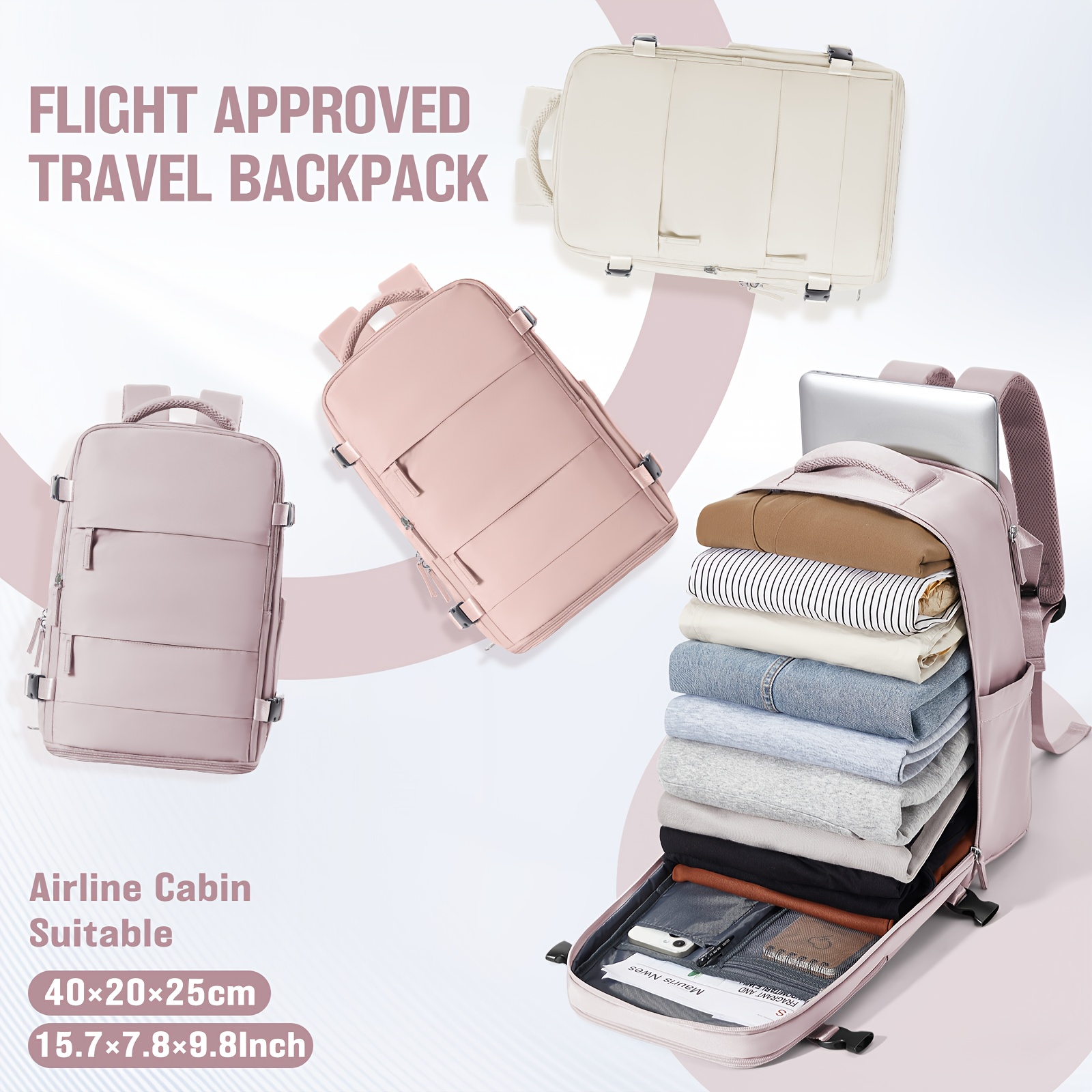 airline cabin travel backpack underseat hand - Temu Poland