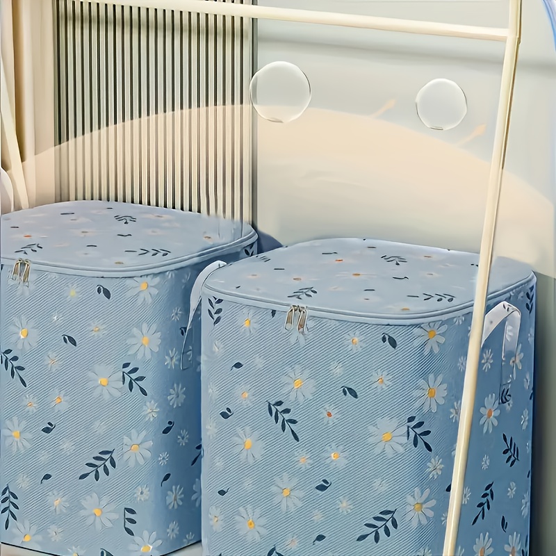 extra large foldable storage box closet organizers and storage laundry basket spring decorations for home quilts storage bag for clothes blankets quilts pillows bedding space saving ideal for bedrooms living rooms dorms under bed storage Product details 16