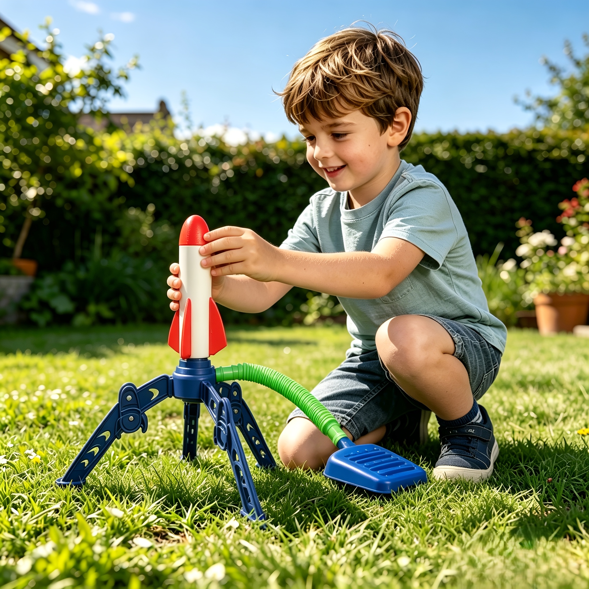 kids     pedal toy inflation     powered launcher outdoor toy Product details 0