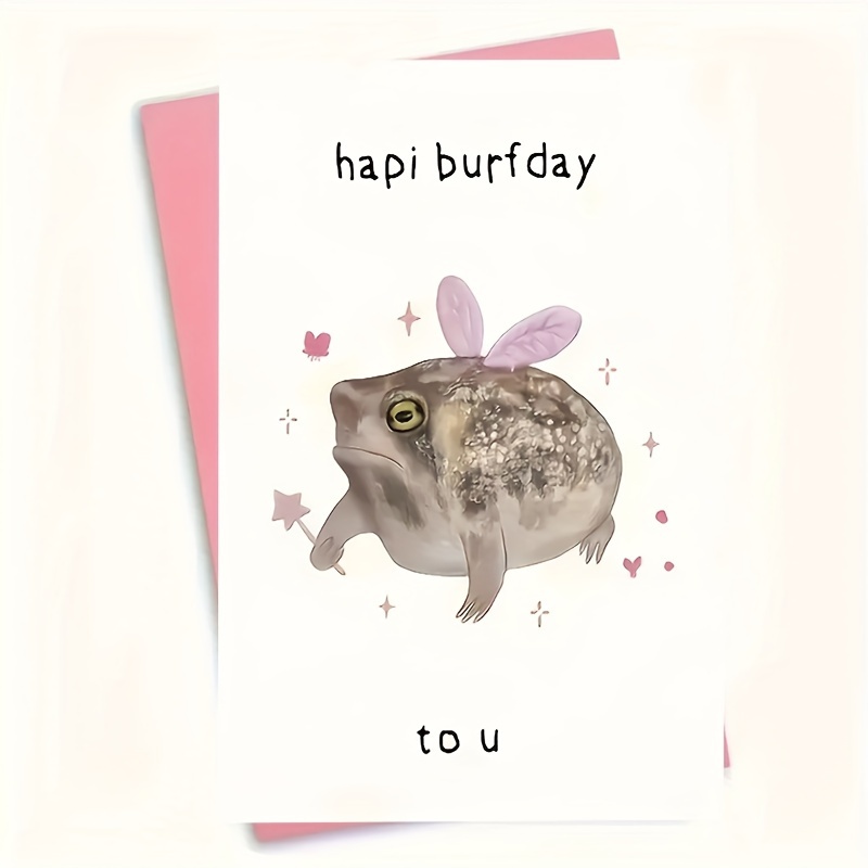 1pc Fun Birthday Card