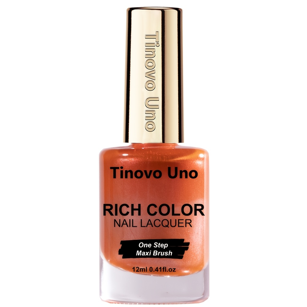 Image of Tinovo Nail Polish, Alcohol-free Quick-dry Smoothing Wide Brush High , Flattering For Tones, Party/music Festival/daily Use