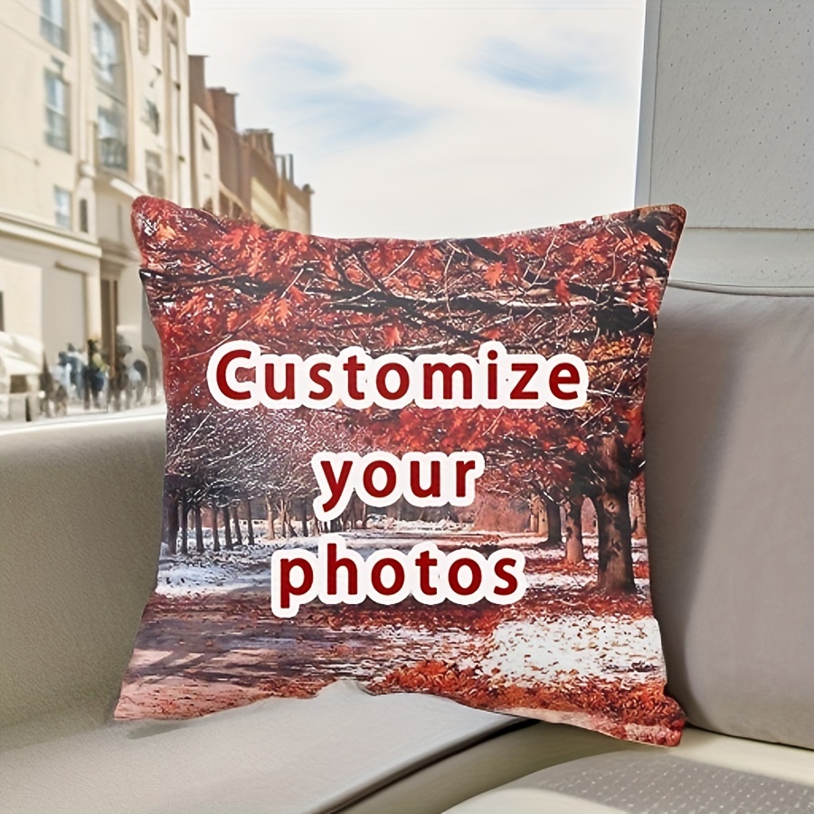 

Pillow Cover - Personalized Case For Living Room & Bedroom Decor, Polyester, No Insert Included