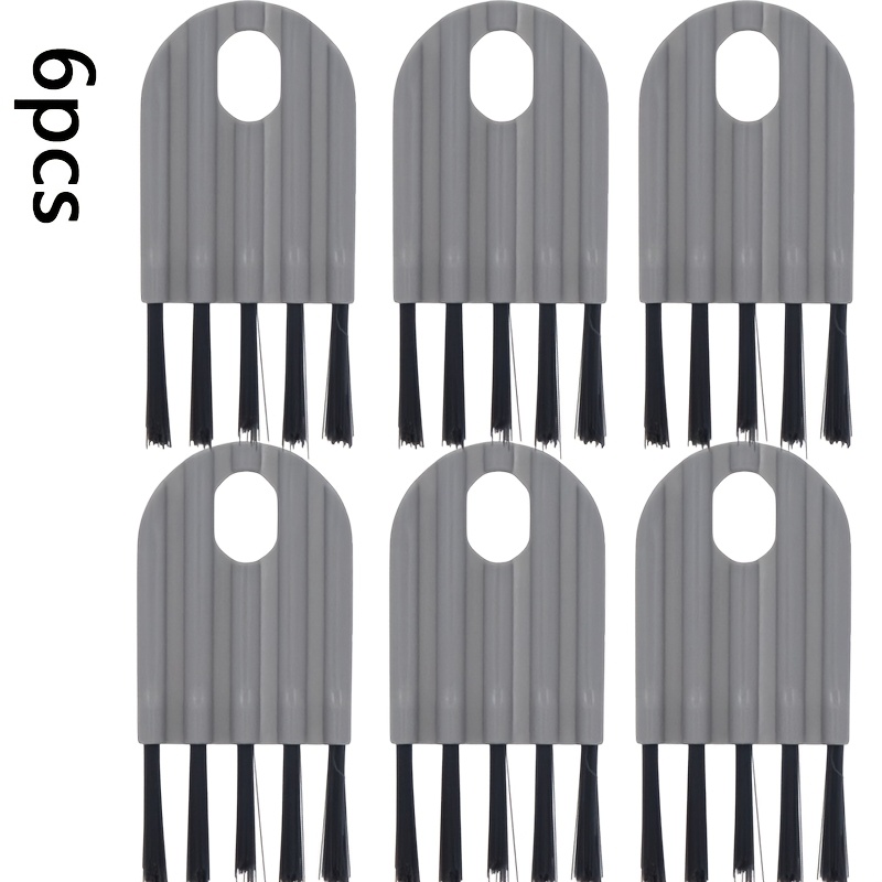 TEMU 6pcs Cleaning Brush Set: Keyboard Brush, Water Bottle Cleaning Brush, Cup Lid Brush, Crevice Dust Brush, Computer Cleaning Brush, Corner Duster,