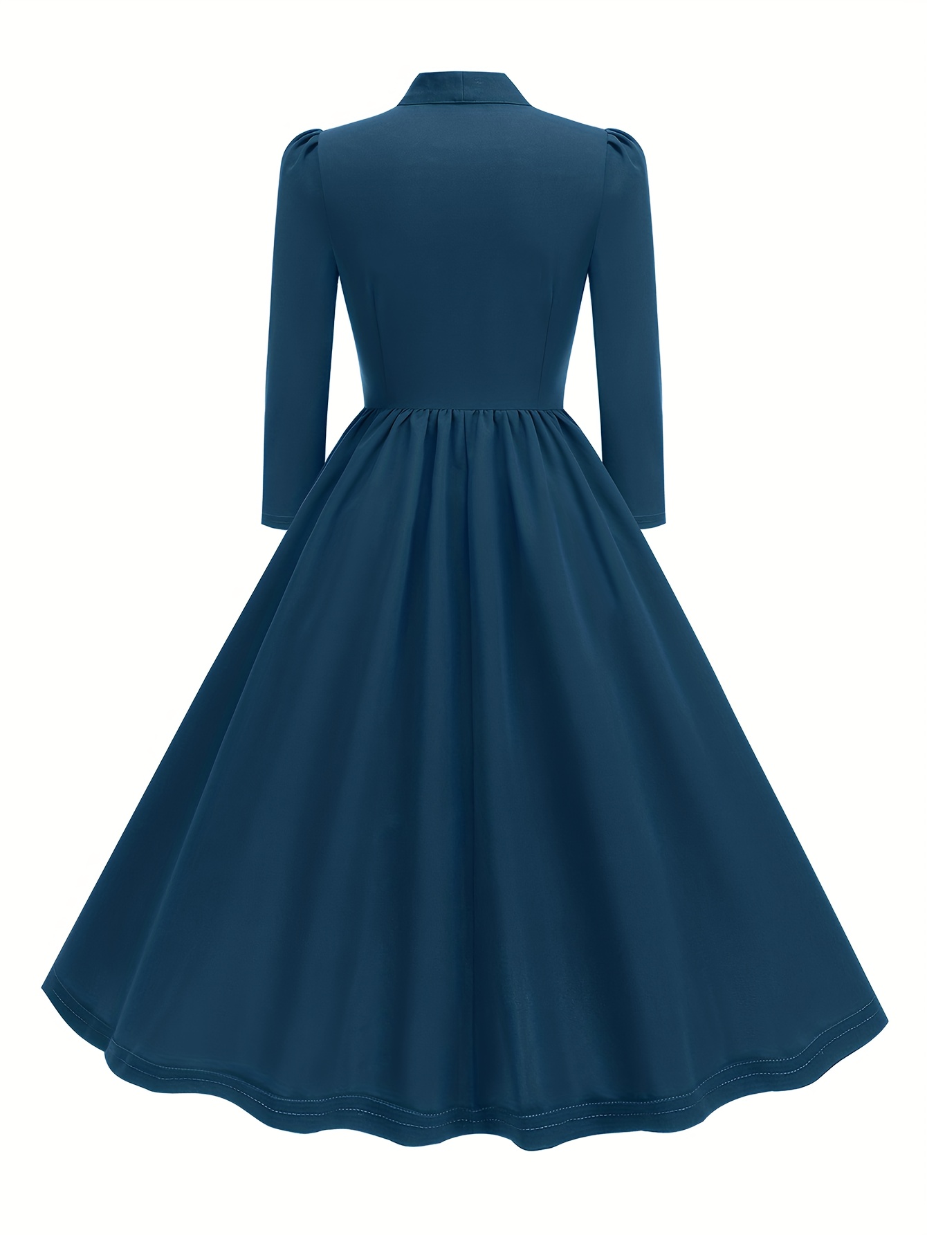 elegant womens vintage waist cinching long sleeve - Temu Georgia