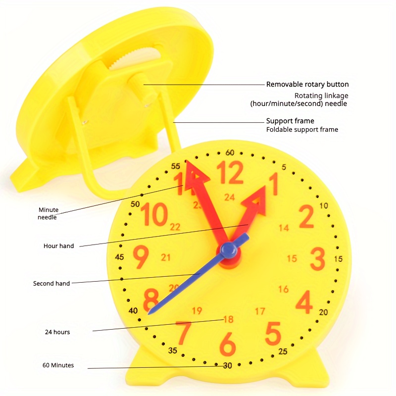 Time Learning Flash Cards: Interactive Clock Game Kids - Temu