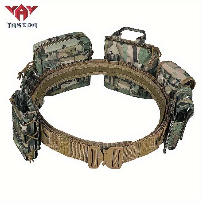 Battle belt with pouches best sale