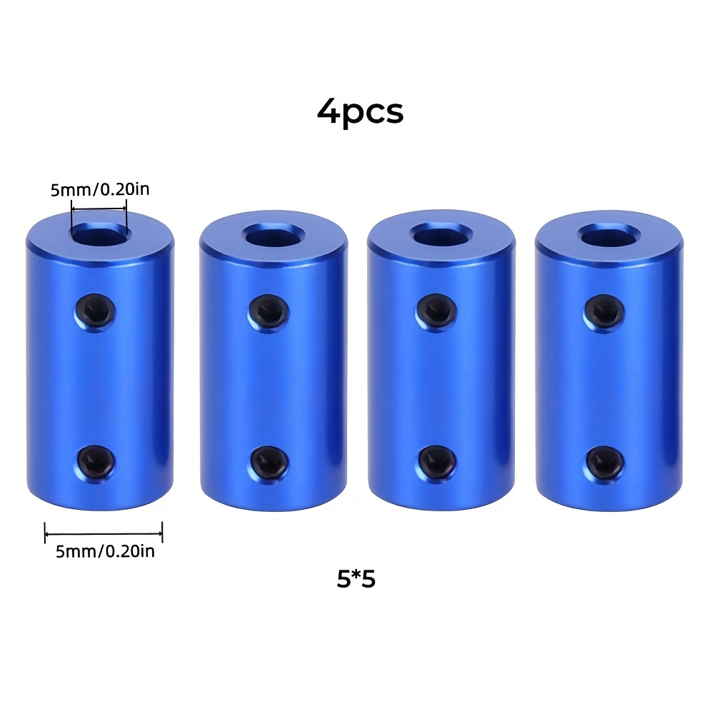 TEMU 4 connecteurs de coupleur de moteur, couplages de 5 mm et 8 mm, coupleurs de moteur, encodéurs élastiques, bateaux modèles, voitures modèles,