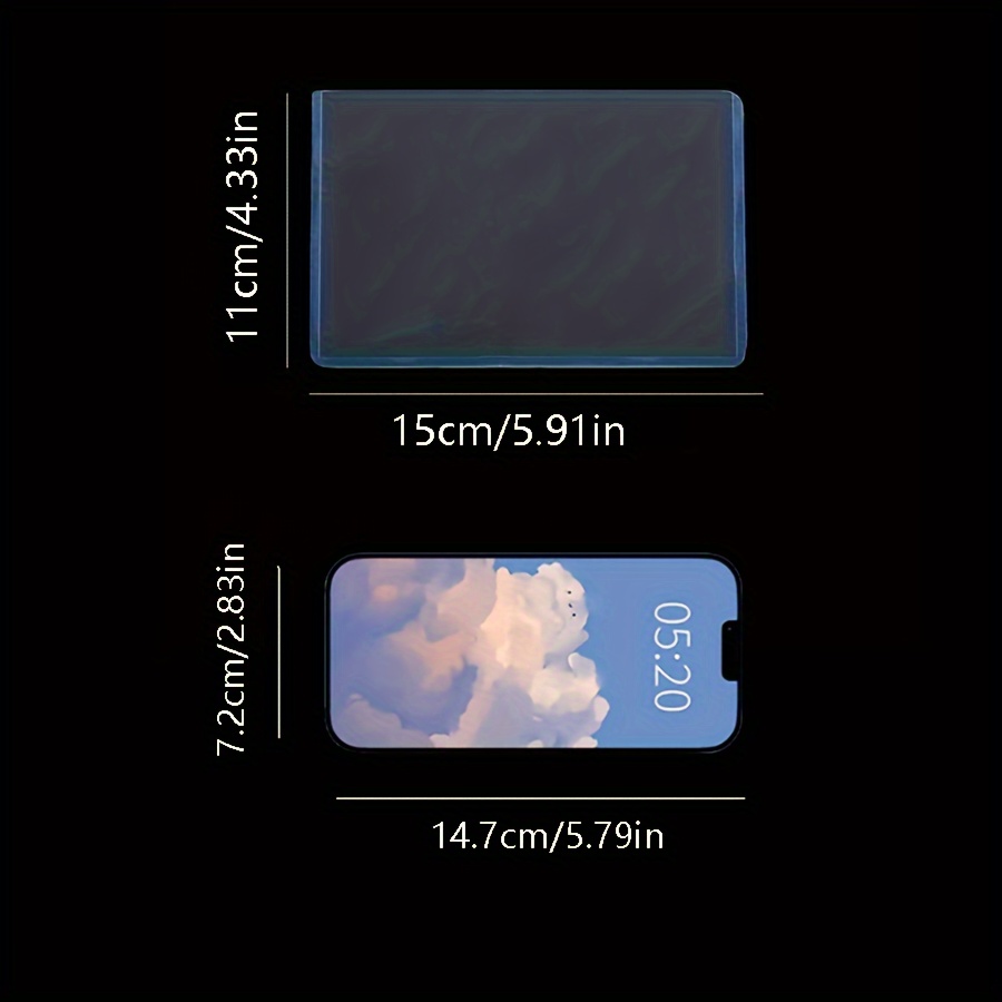 a6 plastic card sleeves 10 x A6 Plastic Sleeve Soft PVC Clear Pockets with Eyelets main image 0