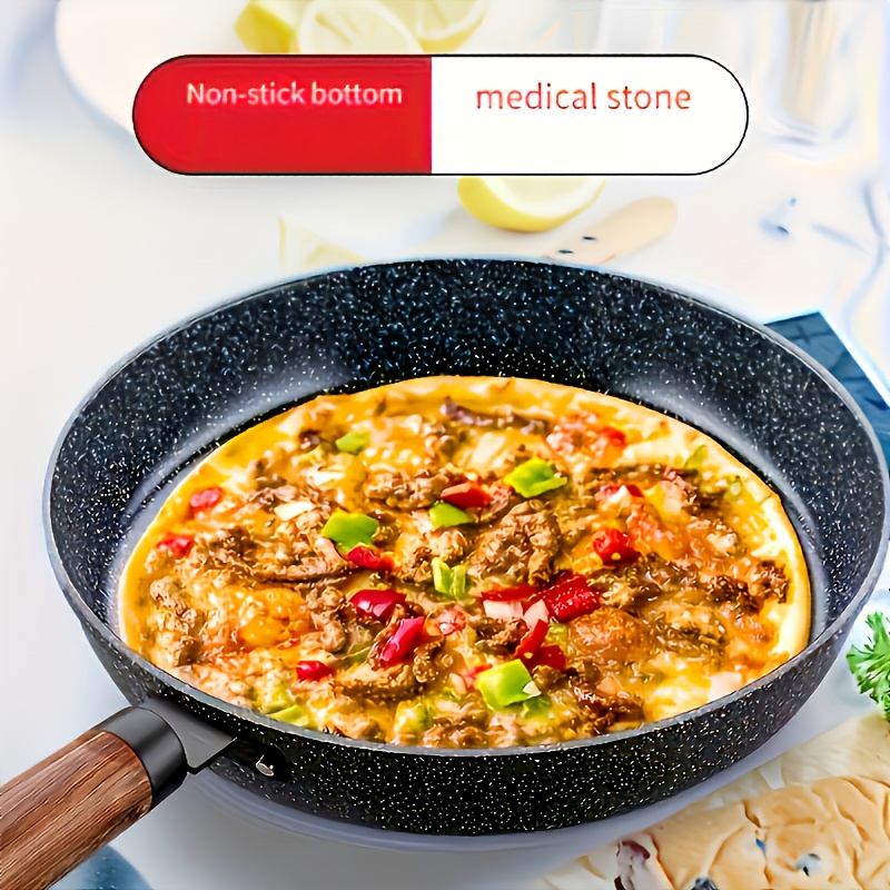 2025 New Model, Non-Stick Frying Pan Set for Home Use; Suitable for Steak, Fried Eggs, Pancakes, and Outdoor Camping; Compatible with Induction Cooktops and Gas Stoves, Includes Pots and Pans, Flat Bottom Frying Pan - [365-Day Guarantee] - XH25-20258