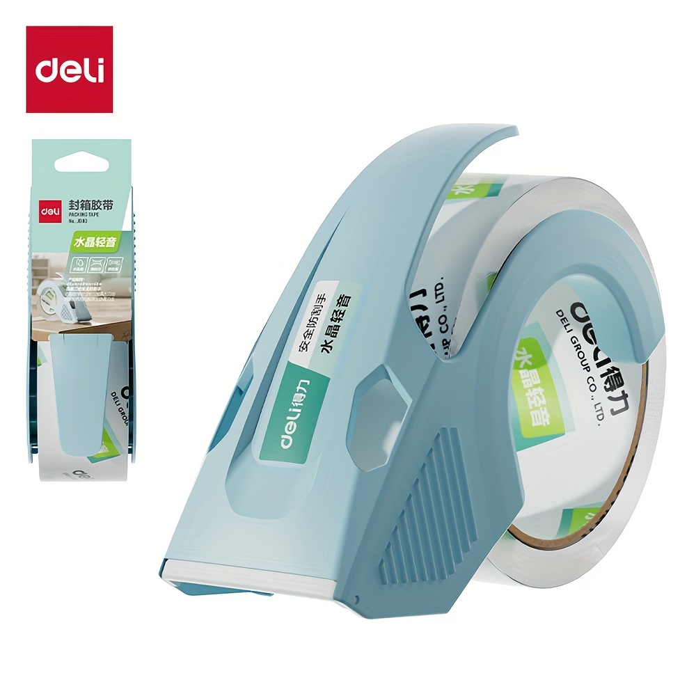 E-shop Versand für Packband-Set mit und Band, 1,9 Zoll , (ca. 4,8 cm x 40 m), für Verpackung, Versand und Postversand. Leise und reibungslos, kein