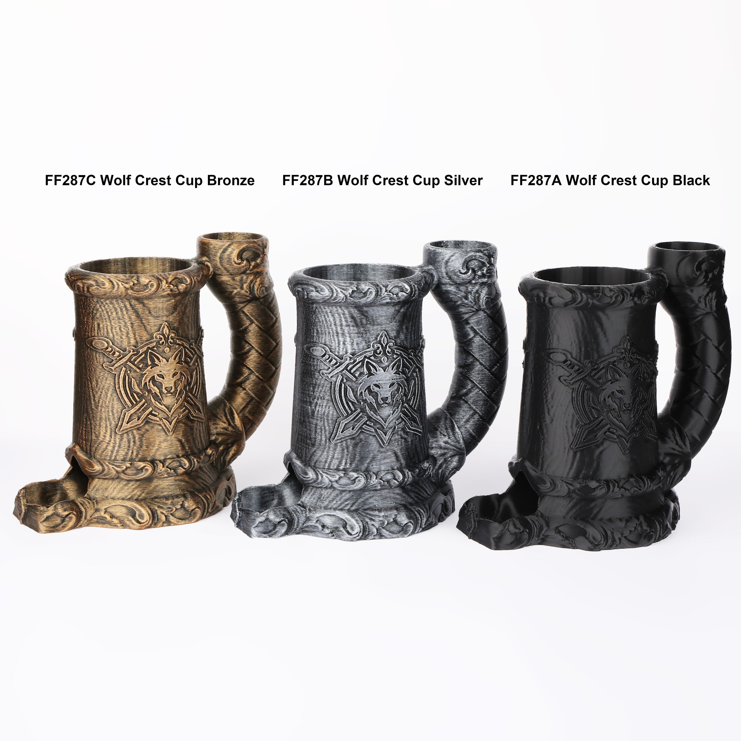 Druid Wolf Crest Cup Dice Tower, Tabletop RPG Gift