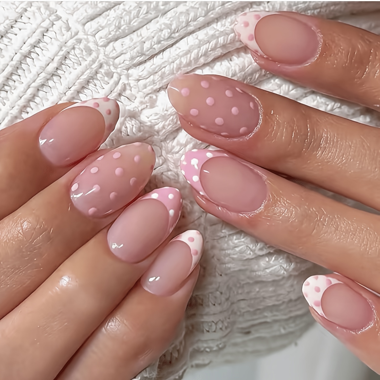 TEMU Lot de 24 vernis à ongles ovales à rose style français « Wearing Armor » à , polyvalents pour et , adaptés aux femmes et au port