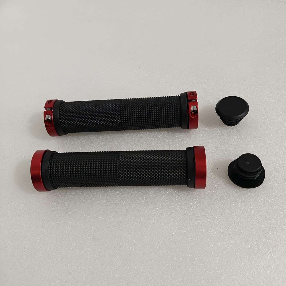 TEMU 1 Pair Of Road Bike Handlebars, Non Slip Bike Handlebars, Mountain Bike Handlebars, Lock Bike Handlebars, End Handlebars, Bike Handlebars, And