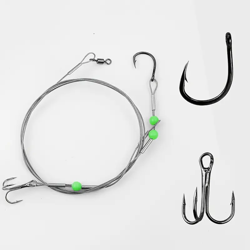 bcf fishing hooks Treble Hooks, 110pcs Super Sharp Triple Fish Hook Classic Round Bend High Carbon Steel Treble Barbed for Catfish Bass Trout Freshwater Saltwater (Black 1#) : Sports & Outdoors Rotational video of #7771 Gamakatsu Live Bait Hooks 5