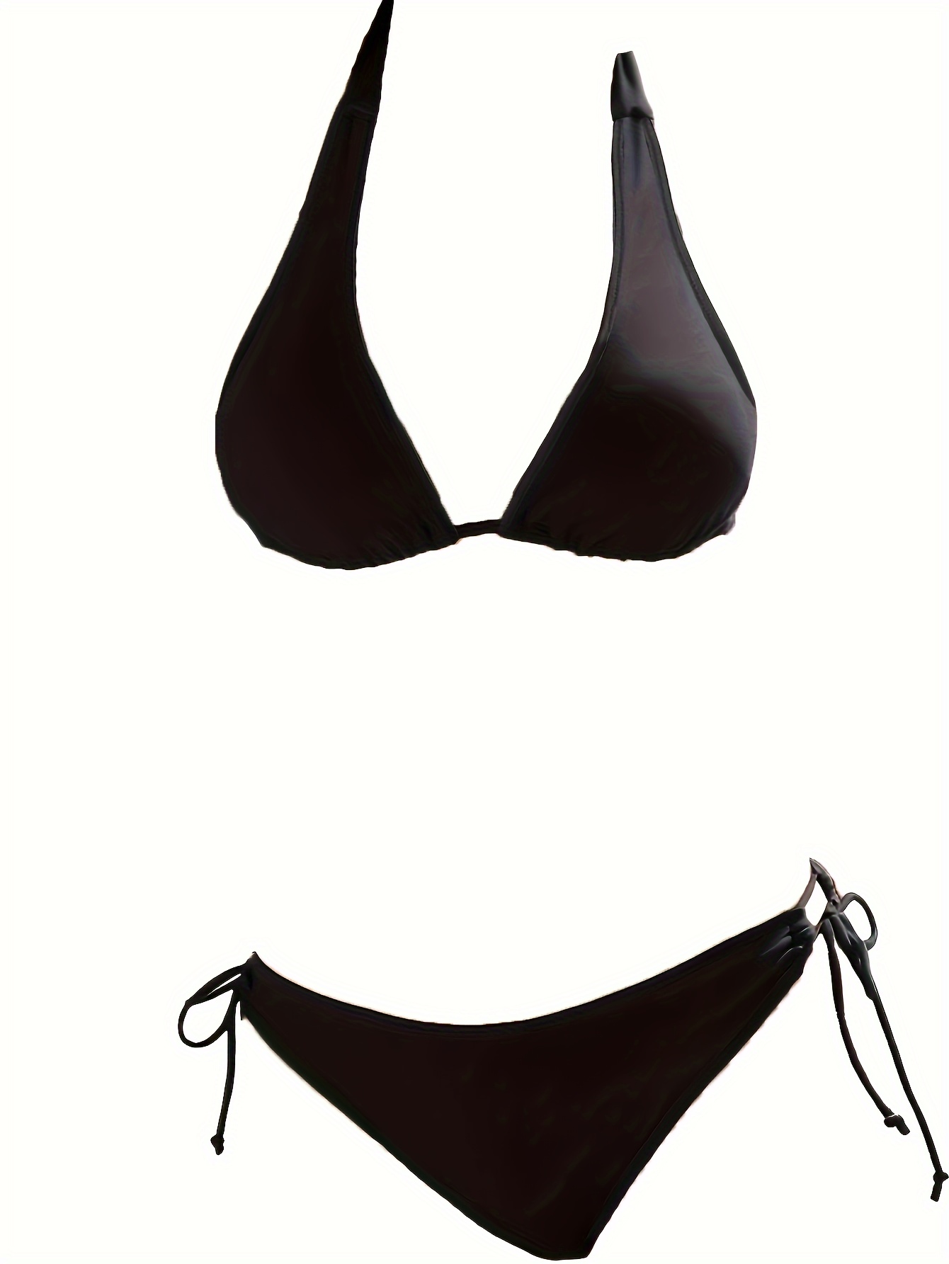 Ladies' Fashion Bikini Solid Color Strap