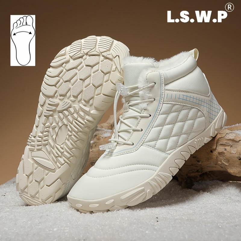 Men's Wide-Fit Snow Boots, Comfortable and Stylish