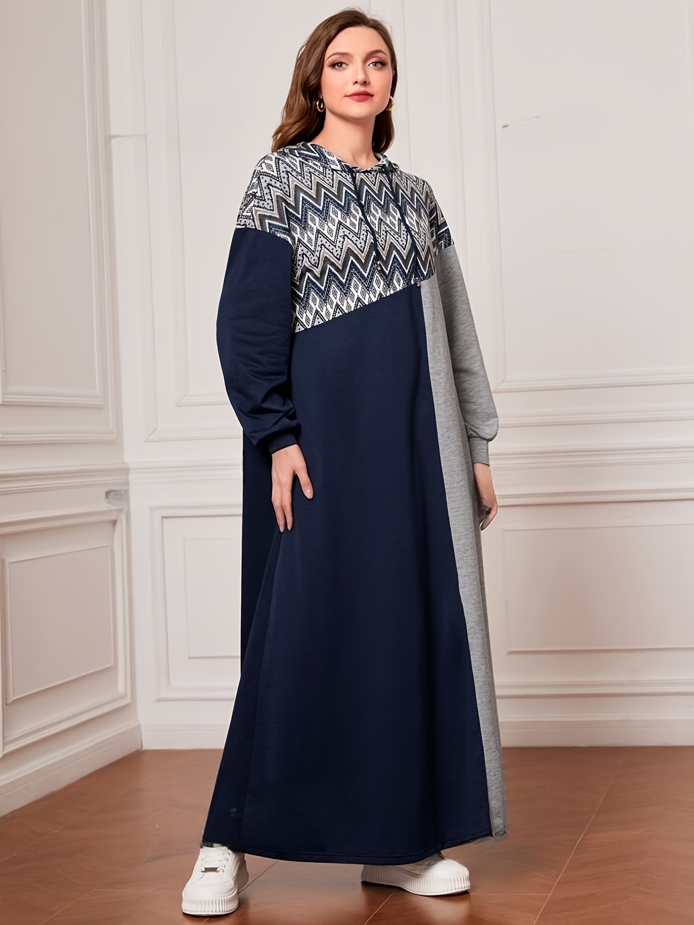 green emerald velvet dress Tara Sweatshirt Dress (Charcoal) – Something By Sonjia main image 1