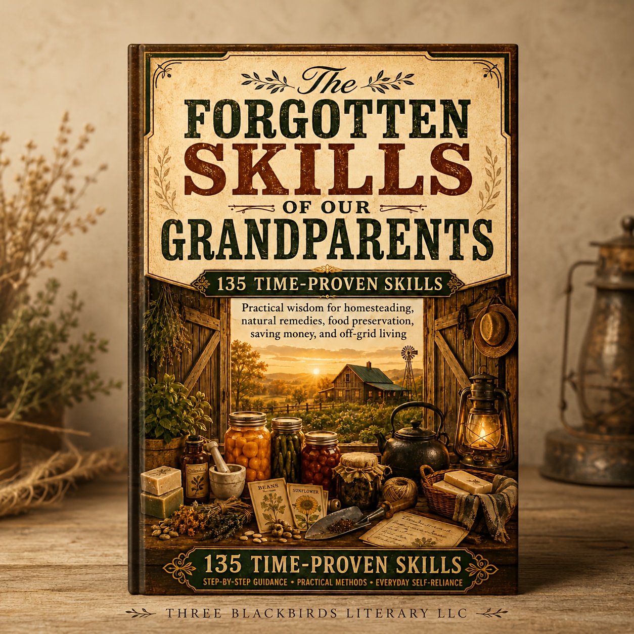 TEMU The Forgotten Skills Of Our Grandparents: 135 Time-proven Practical Homesteading Skills, Vintage Self-sufficiency Handbook For , Food