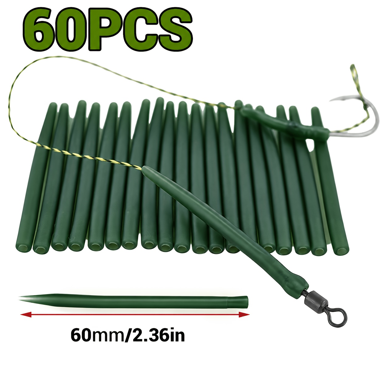 TEMU Fishing Tackle Anti Sleeve Rig Anti Sleeves Quick Change Swivels Carp Tackle
