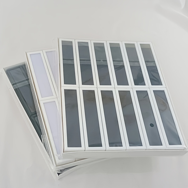 12pcs 2 7x10cm   display plastic box storage container for   stand organizer transparent acrylic cover and white foam suitable for gem jewelry accessories display Product details 5