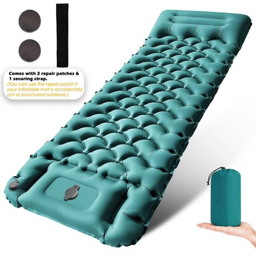 inflatable cushion with storage bag and repair kit