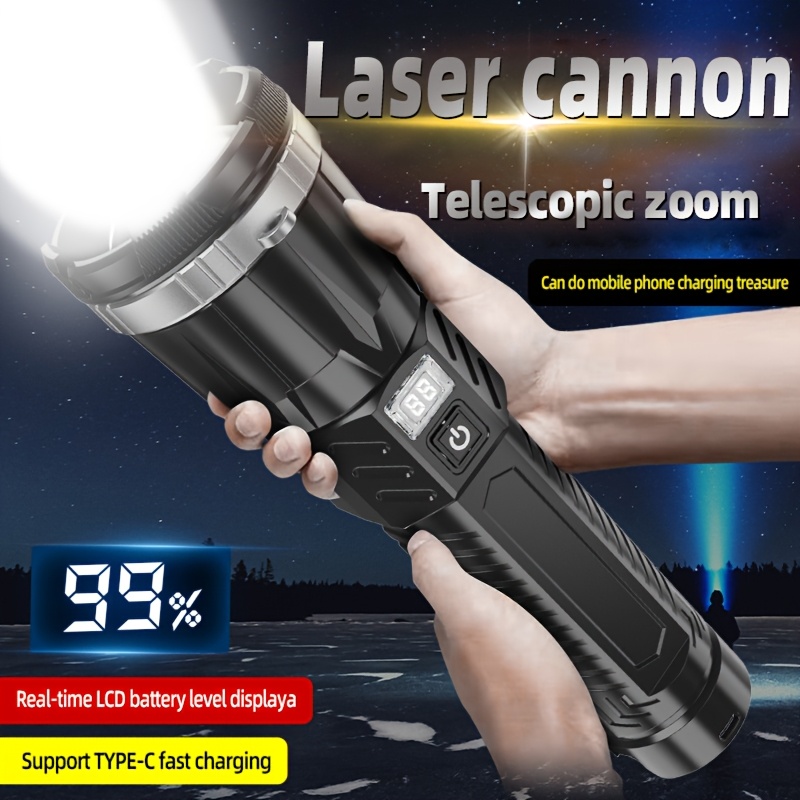 LiHangStar Lampe de poche LED ultra-lumineuse, torche