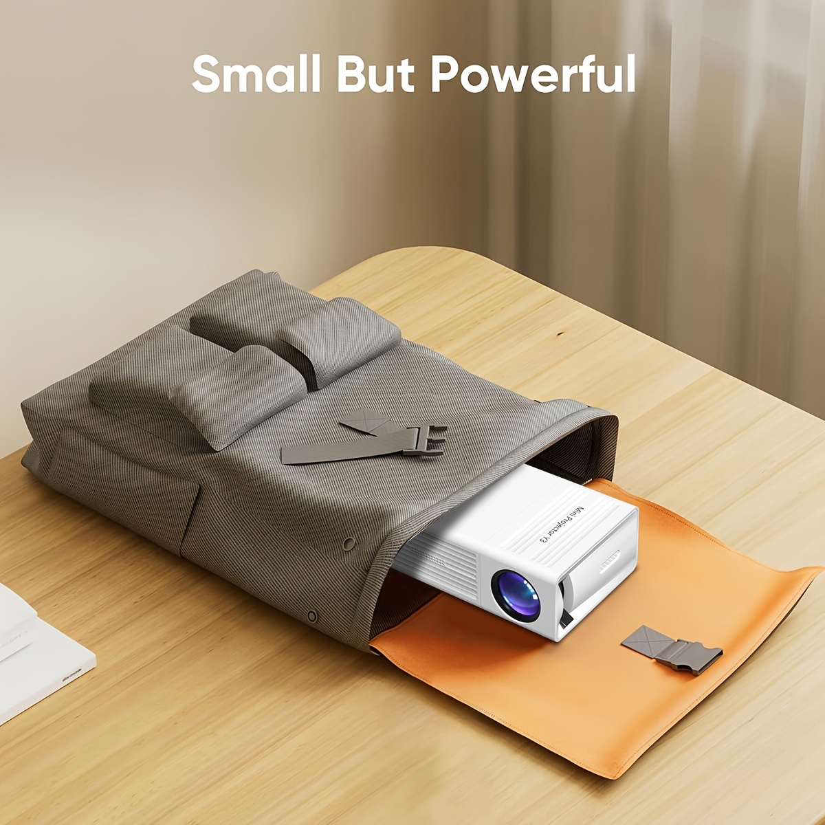 Image of Portable Video Projector, Home Theater Projector, Mini Outdoor Projector, Supports Mobile Phone Projection, Suitable For Ios/tv Stick/usb/laptop And Other Devices