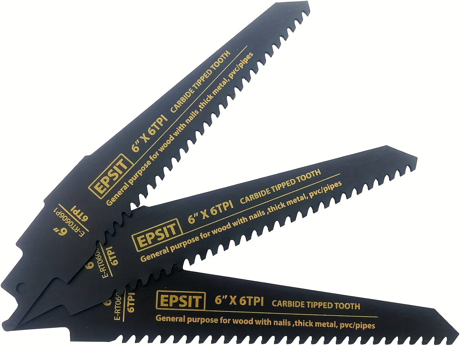 Lames Scie à Ruban Encut - Lot De 3, 1790 X 6 X 0,65 Mm, 6 Dents/pouce - Pour Holzstar HBS 251