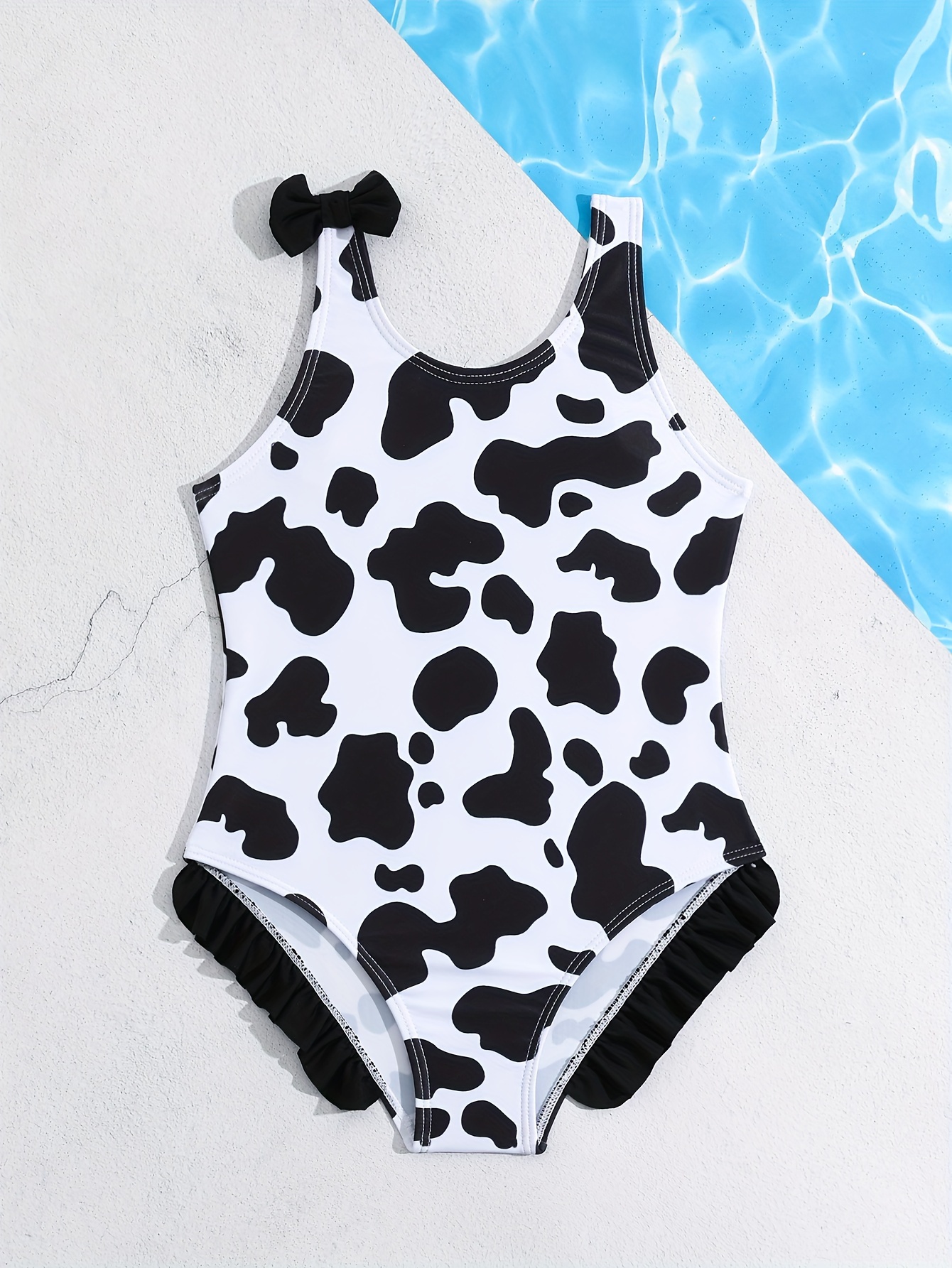 Bañador Traje De BaÃ±o De Vaca Traje Baño Padre Hija Estampado