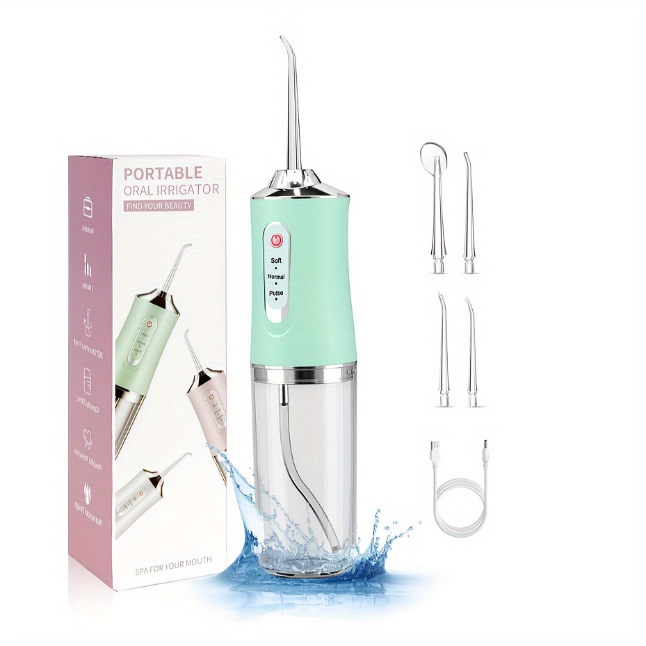 

Water Flossers Powered By Electricity For Dental Hygiene, Oral Irrigator For Whitening Teeth, Waterproof Teeth Whitening Brush Set For Home And Travel, Ideal Gift For Both Women And Men